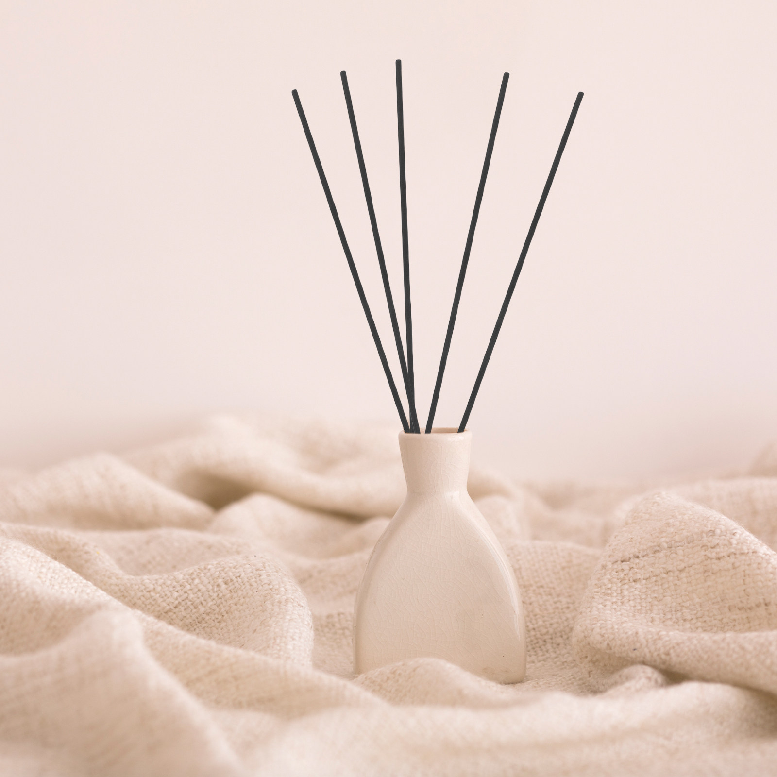 Home Fragrance Oil - 100Pcs Fibre Reed Diffuser Sticks Black