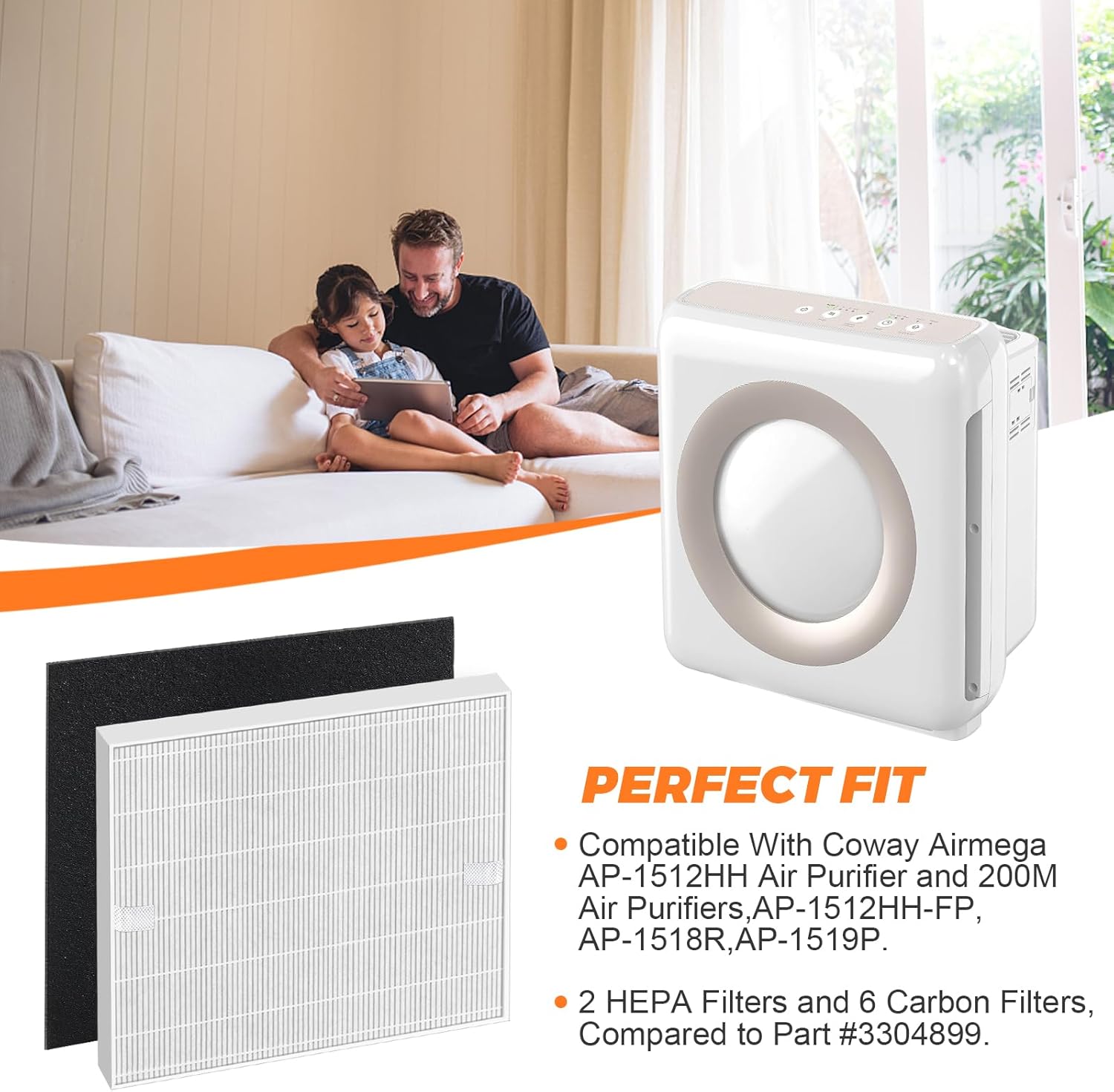 2 Pack AP-1512HH Replacement F - Coway Air Purifier Ap-1512Hh review and price