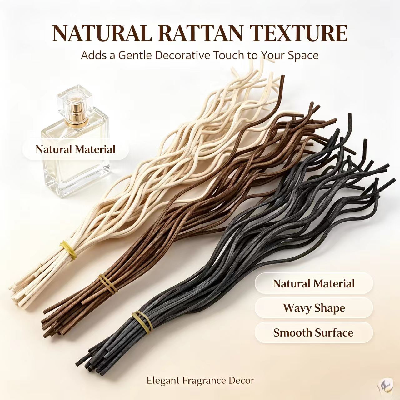 20Pcs Long Wavy Rattan Reed Di - Home Fragrance Verbena review and price