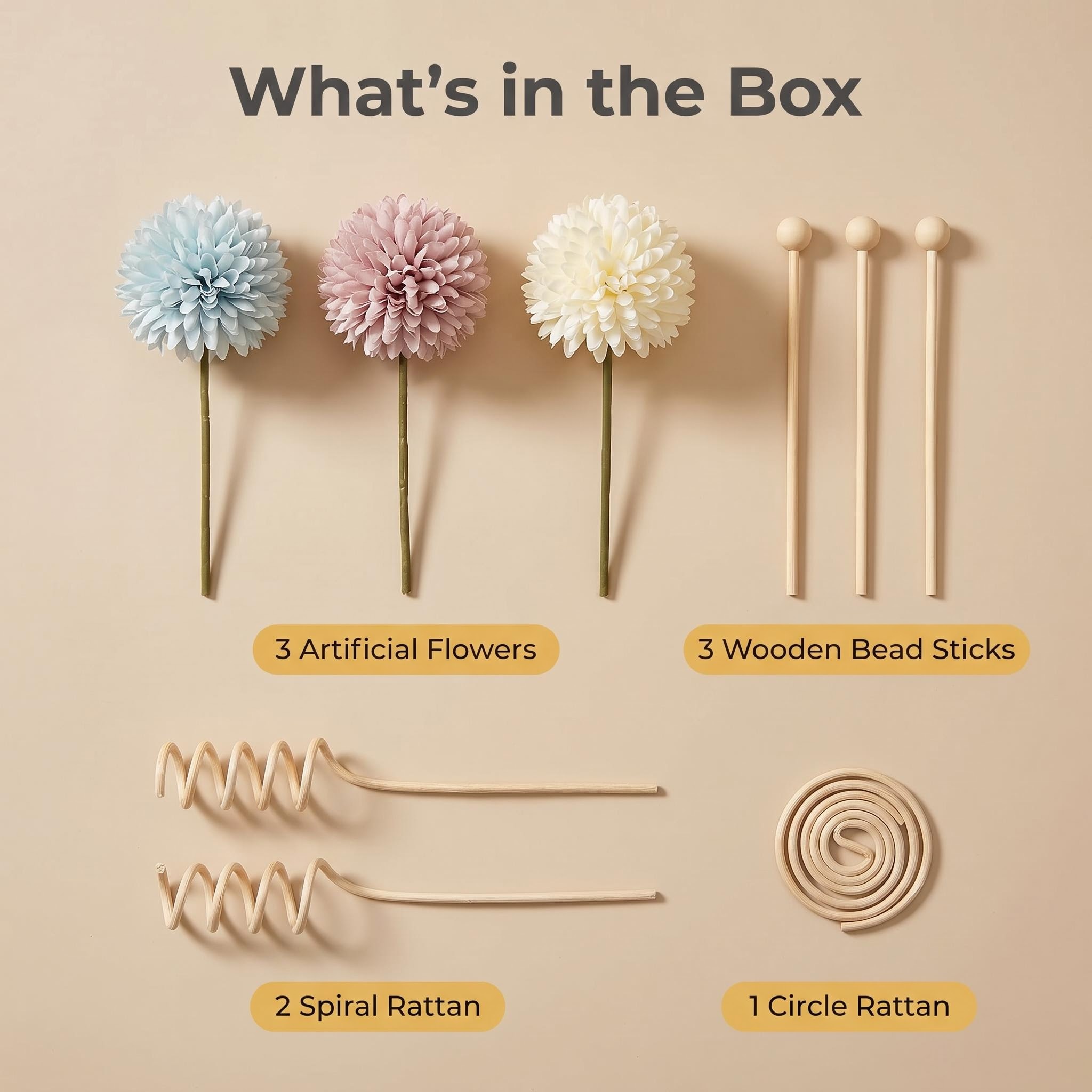 diy diffuser sticks set, artif - Home Fragrance Aroma Set review and price