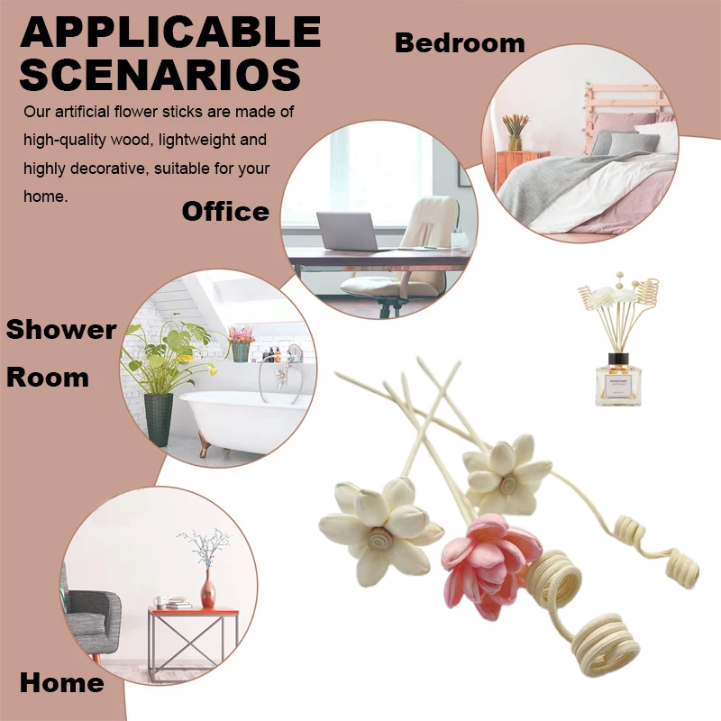 Artificial Flower Rattan Stick - Home Fragrance Aroma Set review and price